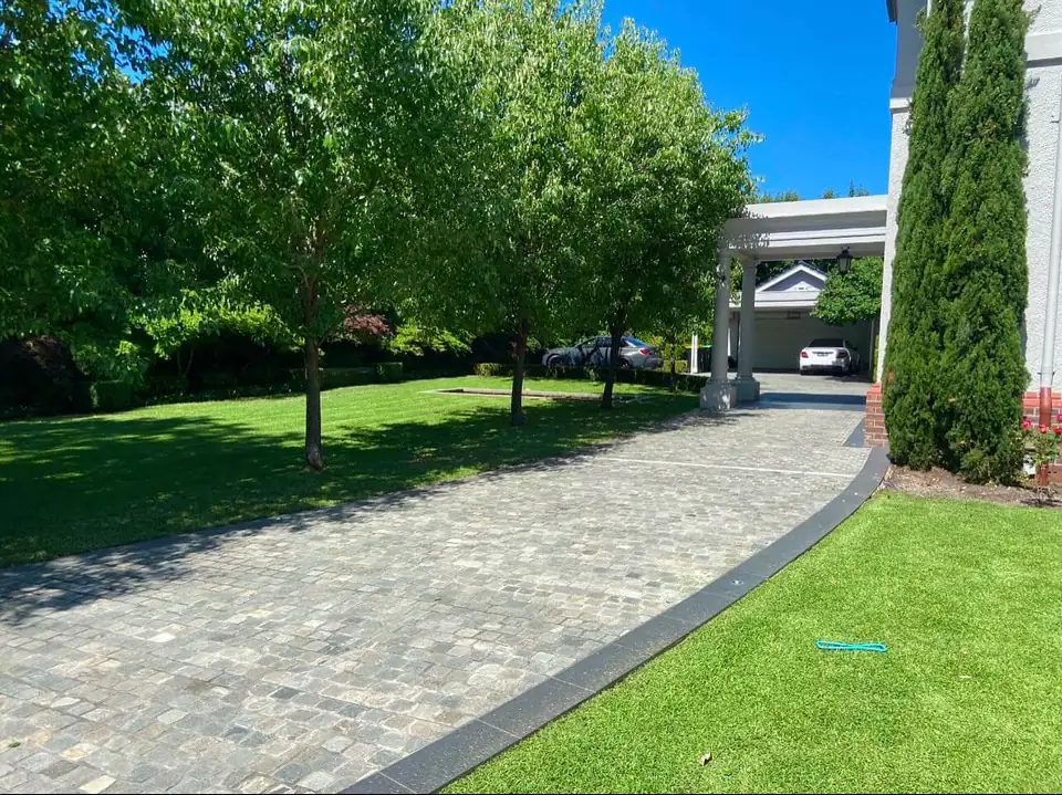 Maintained front garden by GardenScaping in Toorak